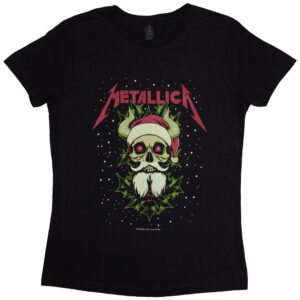 Metallica Santa Horns Ladies T-Shirt