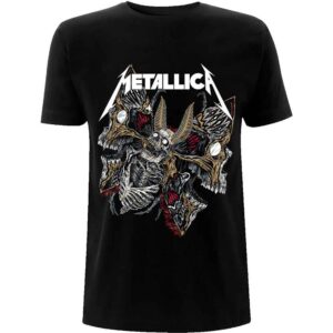 Metallica Skull Moth Black T-Shirt