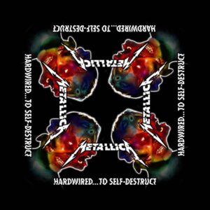 Metallica Unisex Hardwired to Self Destruct Black Bandana