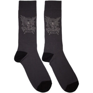 Metallica Unisex Seek & Destroy Charcoal Grey UK Size 6 - 11 Ankle Socks