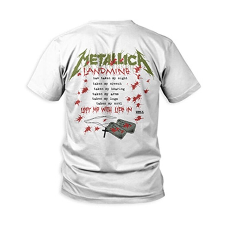 Metallica – One Landmine Front / Back Print T-Shirt