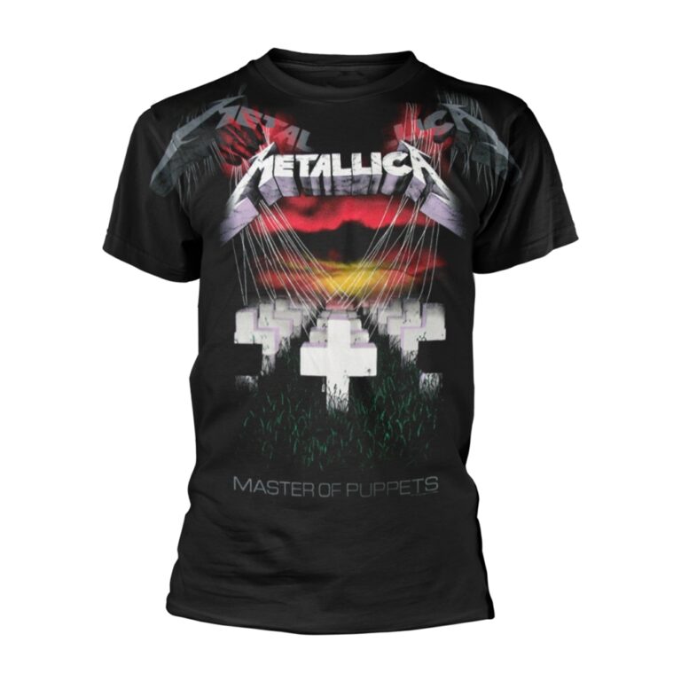 Metallica – Puppets Faded (all Over) Front / Back Print T-Shirt