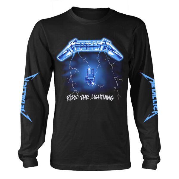 Metallica - Ride The Lightning (black) Long Sleeved T-Shirt