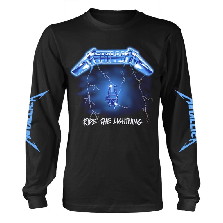 Metallica – Ride The Lightning (black) Long Sleeved T-Shirt