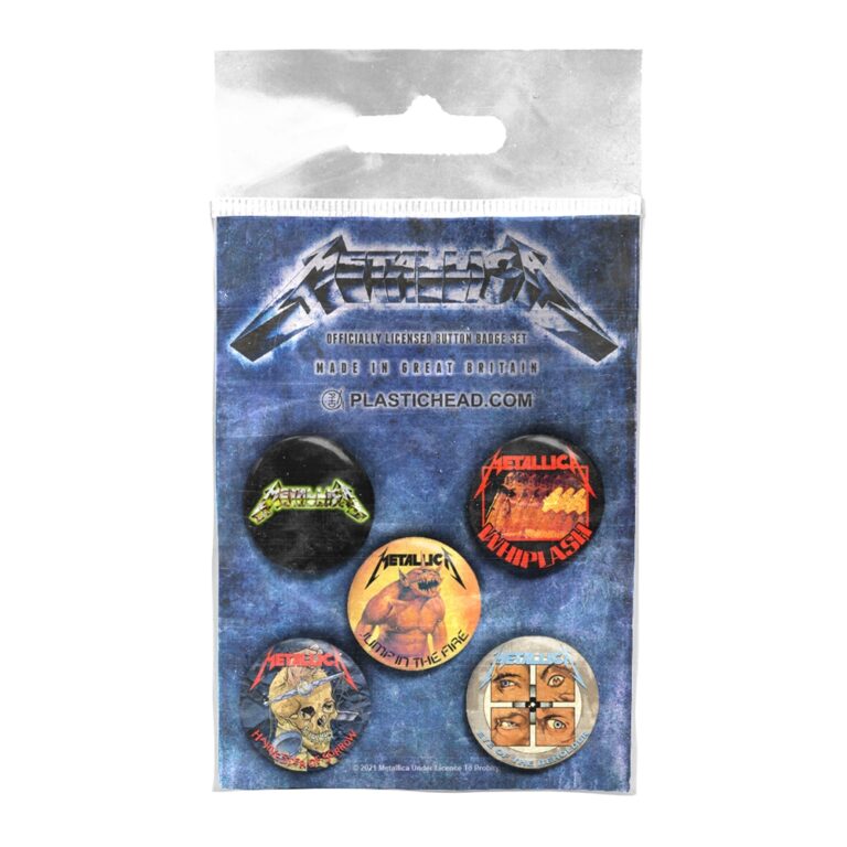 Metallica – THE SINGLES BUTTON BADGE SET