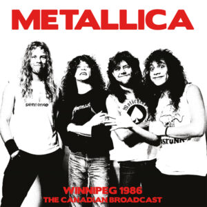 Metallica - WINNIPEG 1986 (RED VINYL 2LP) Vinyl Double Album
