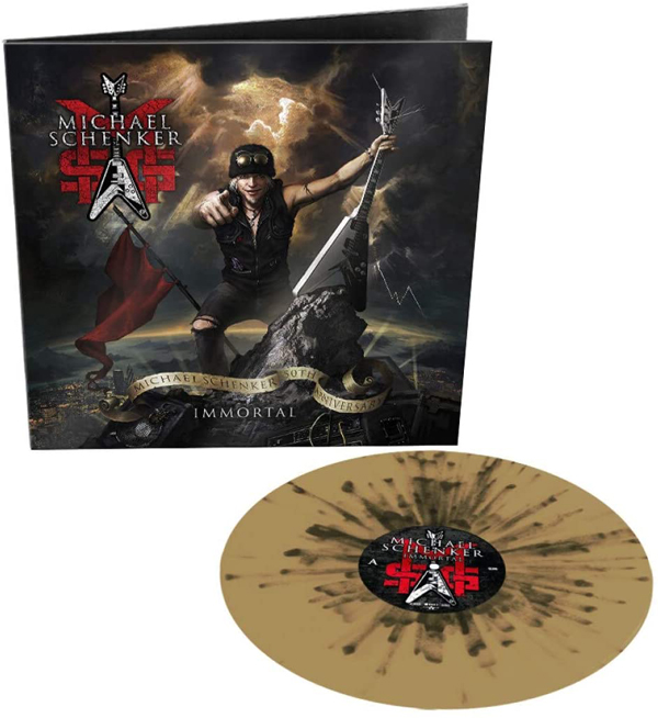 Michael Schenker Group – IMMORTAL (GOLD/BLACK SPLATTER VINYL) Vinyl LP