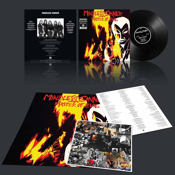 Mindless Sinner – MASTER OF EVIL Vinyl LP