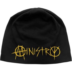 Ministry Unisex Logo Black Beanie Hat