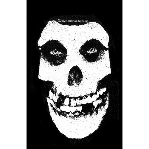Misfits White Skull Patch