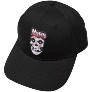 Misfits Blood Drip Skull Black Baseball Cap