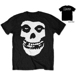 Misfits Classic Fiend Skull Black Back Print T-Shirt