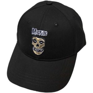 Misfits Logo & Gold Fiend Black Baseball Cap