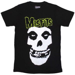 Misfits Skull & Logo Black T-Shirt