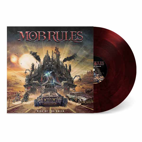 Mob Rules – RISE OF THE RULER (SAVAGE RED MARBLED VINYL) Vinyl LP