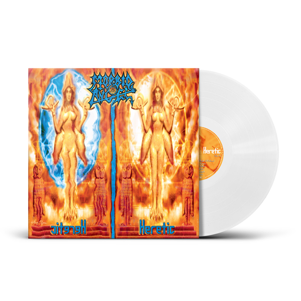 Morbid Angel – HERETIC (PHD EXCLUSIVE WHITE VINYL) Vinyl LP