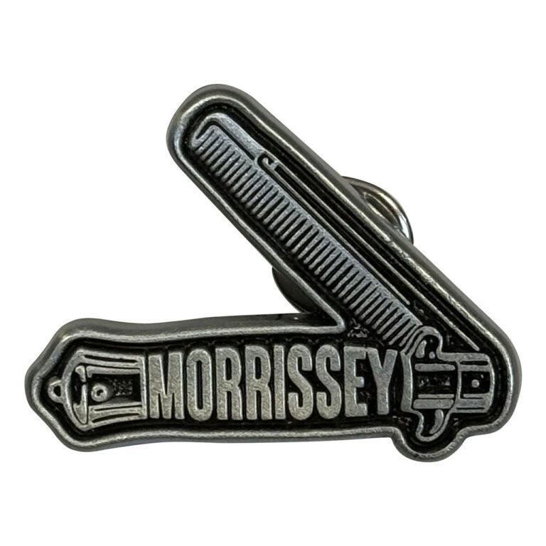 Morrissey Comb Pin Badge