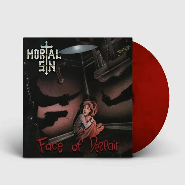 Mortal Sin – FACE OF DESPAIR (DARK RED VINYL EDITION) Vinyl LP