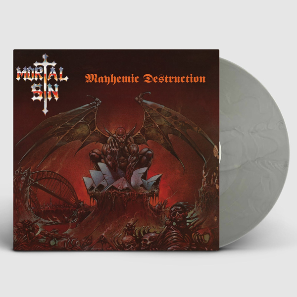 Mortal Sin – MAYHEMIC DESTRUCTION – SILVER VINYL EDITION Vinyl LP