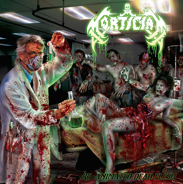 Mortician – RE-ANIMATED DEAD FLESH (NEON GREEN VINYL) Vinyl LP