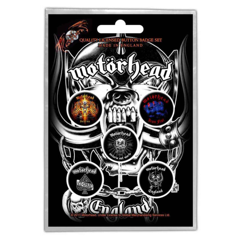 Motorhead England Badge Pack