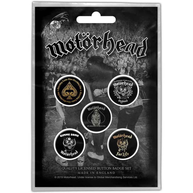 Motorhead Clean Your Clock Badge Pack