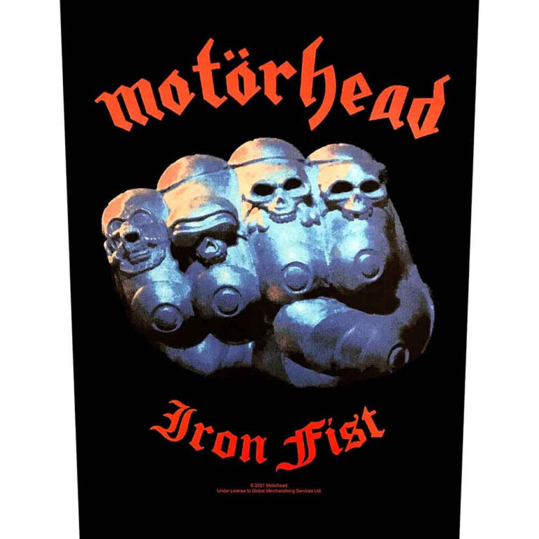 Motorhead Iron Fist 2017 Back Patch