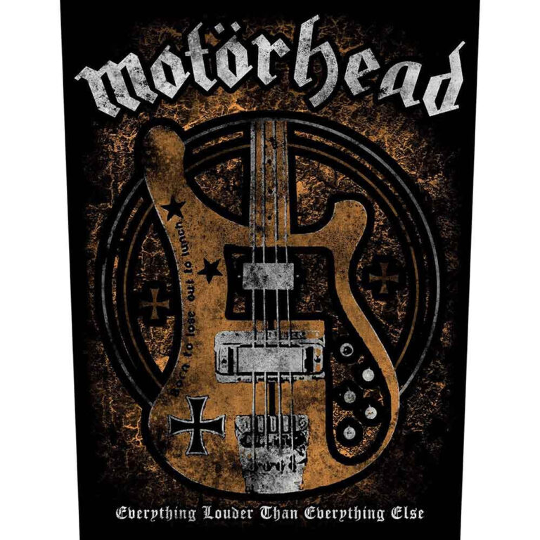 Motorhead Lemmy’s Bass Back Patch
