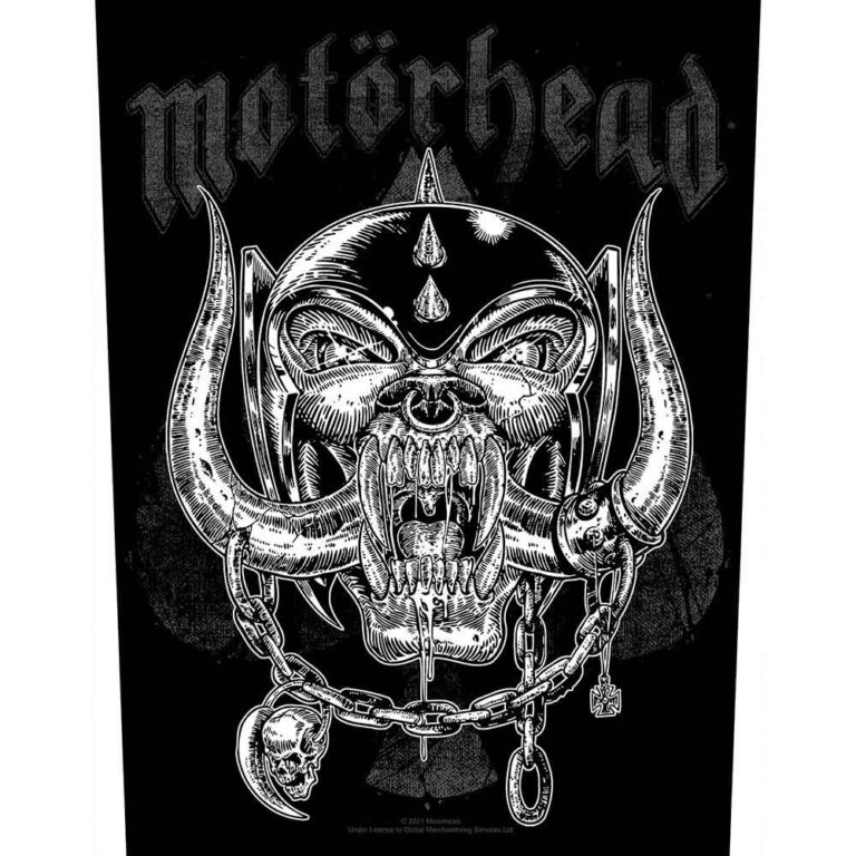 Motorhead Etched Iron Back Patch