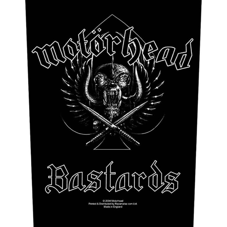 Motorhead Bastards Back Patch