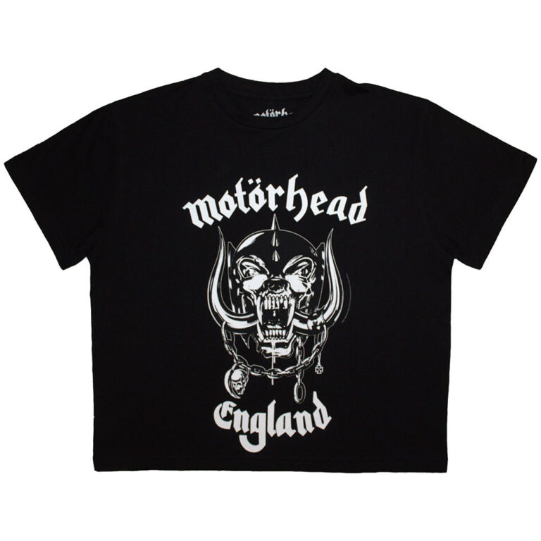 Motorhead England Ladies Crop Top
