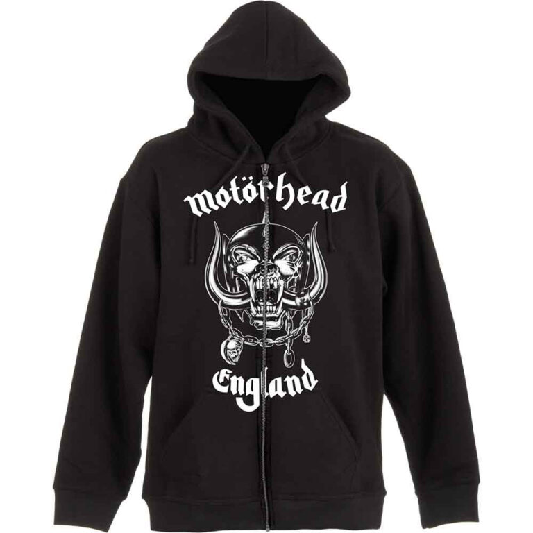 Motorhead England Zip Hoodie