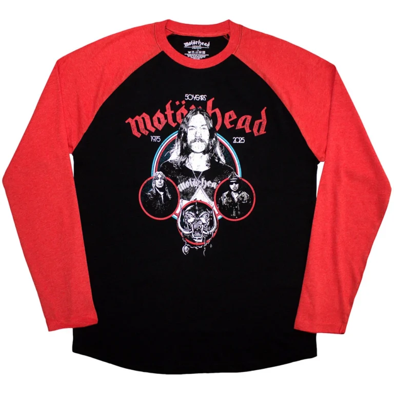 Motorhead Band Circles Raglan T-Shirt