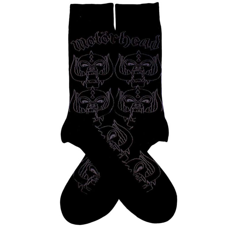 Motorhead Warpig Outlines (Black) (UK Size 7 – 11) Socks