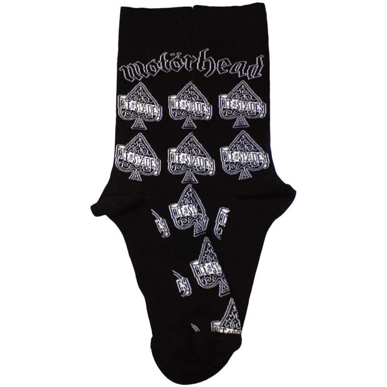 Motorhead Ace Of Spades Repeat (Black) (UK Size 4 – 7) Socks