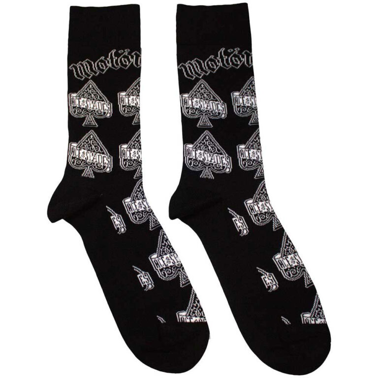 Motorhead Ace Of Spades Repeat (Black) (UK Size 4 – 7) Socks