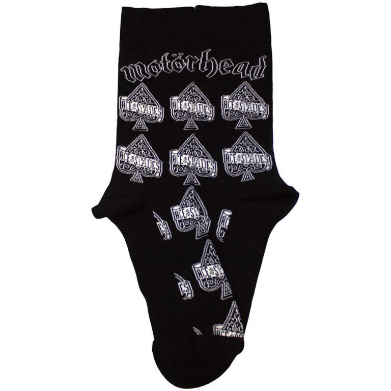 Motorhead Ace Of Spades Repeat (Black) (UK Size 7 – 11) Socks
