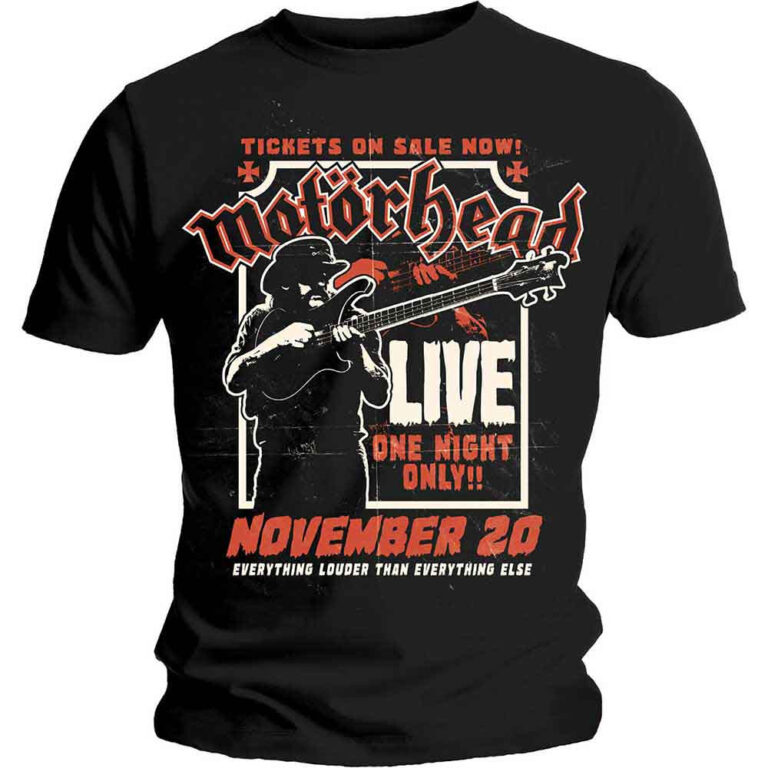 Motorhead Lemmy Firepower T-Shirt