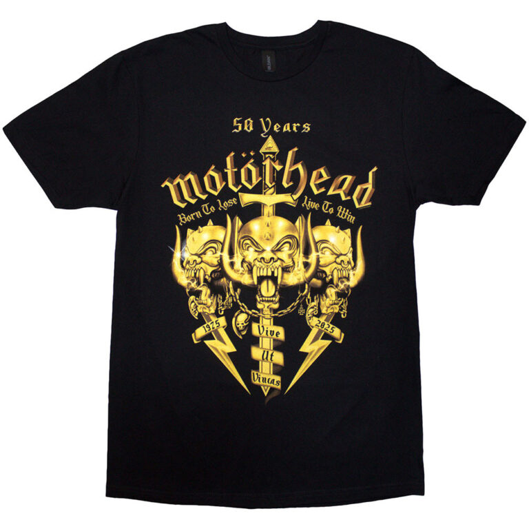 Motorhead 50 Years Swords & Warpig T-Shirt