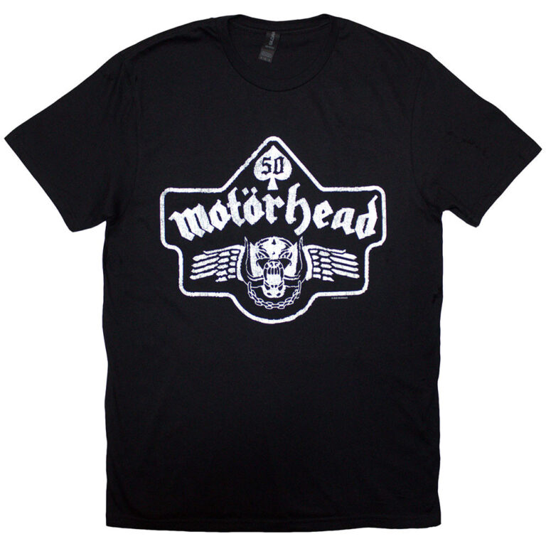 Motorhead 50 Years Ace Wings Emblem T-Shirt
