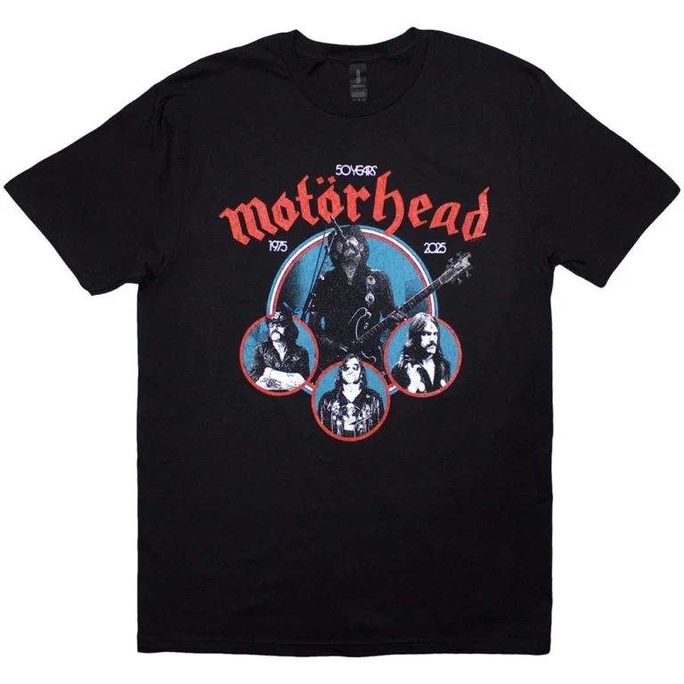 Motorhead 50 Years Lemmy Circles T-Shirt
