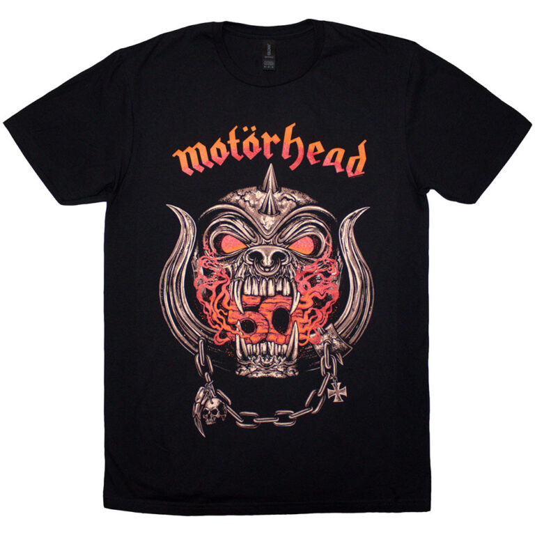 Motorhead 50 Years Warpig Red Gradient T-Shirt