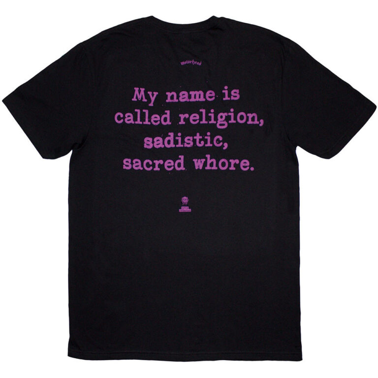 Motorhead Orgasmatron Lyric T-Shirt