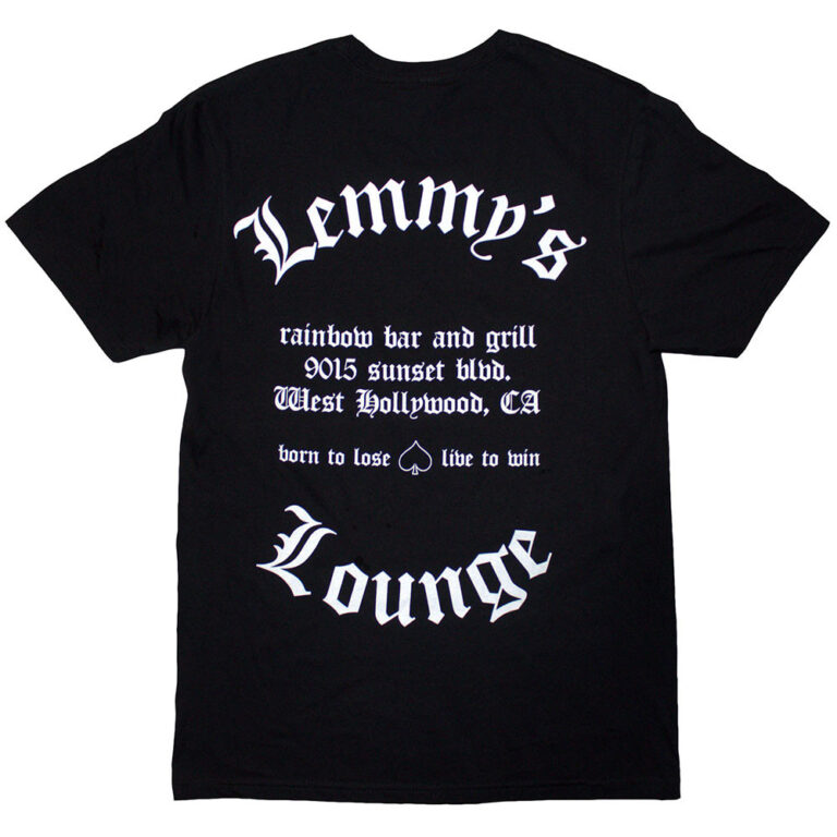 Motorhead Lemmy’s Lounge T-Shirt