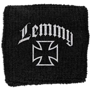 Lemmy Embroidered Wristband: Iron Cross Embroidered Wristband