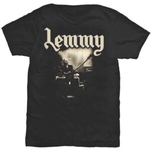 Lemmy Lived to Win Black Back Print T-Shirt