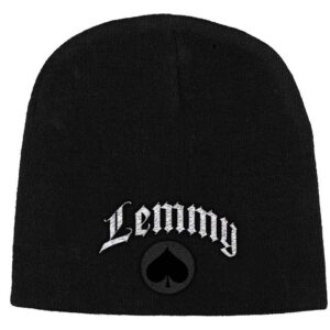 Lemmy Unisex Ace of Spades Black Beanie Hat