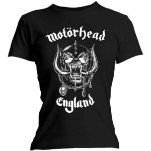 Motorhead England Black Ladies T-Shirt