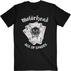 Motorhead Flat War Pig Aces Black T-Shirt