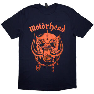 Motorhead Good & Loud Navy Blue Back Print T-Shirt